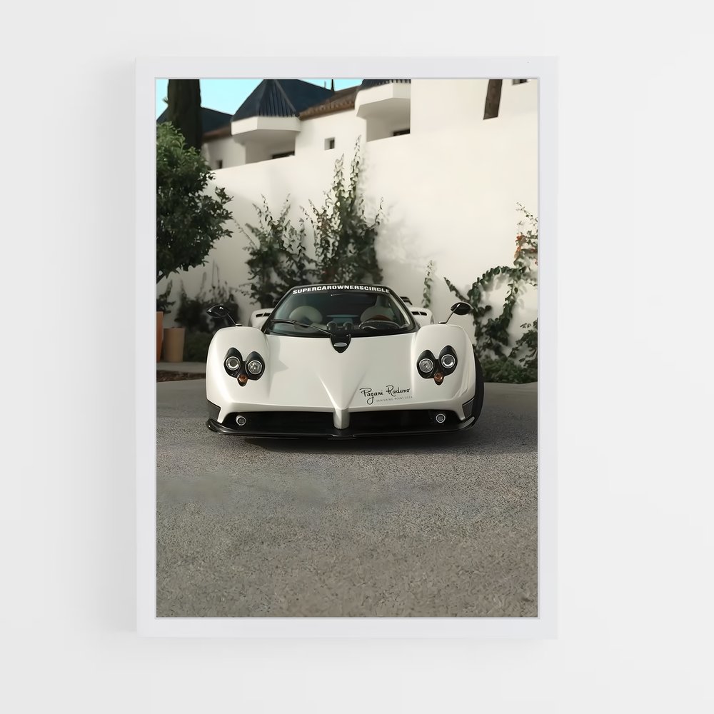 Poster Zonda Serenity – affiche Pagani (vue 3)
